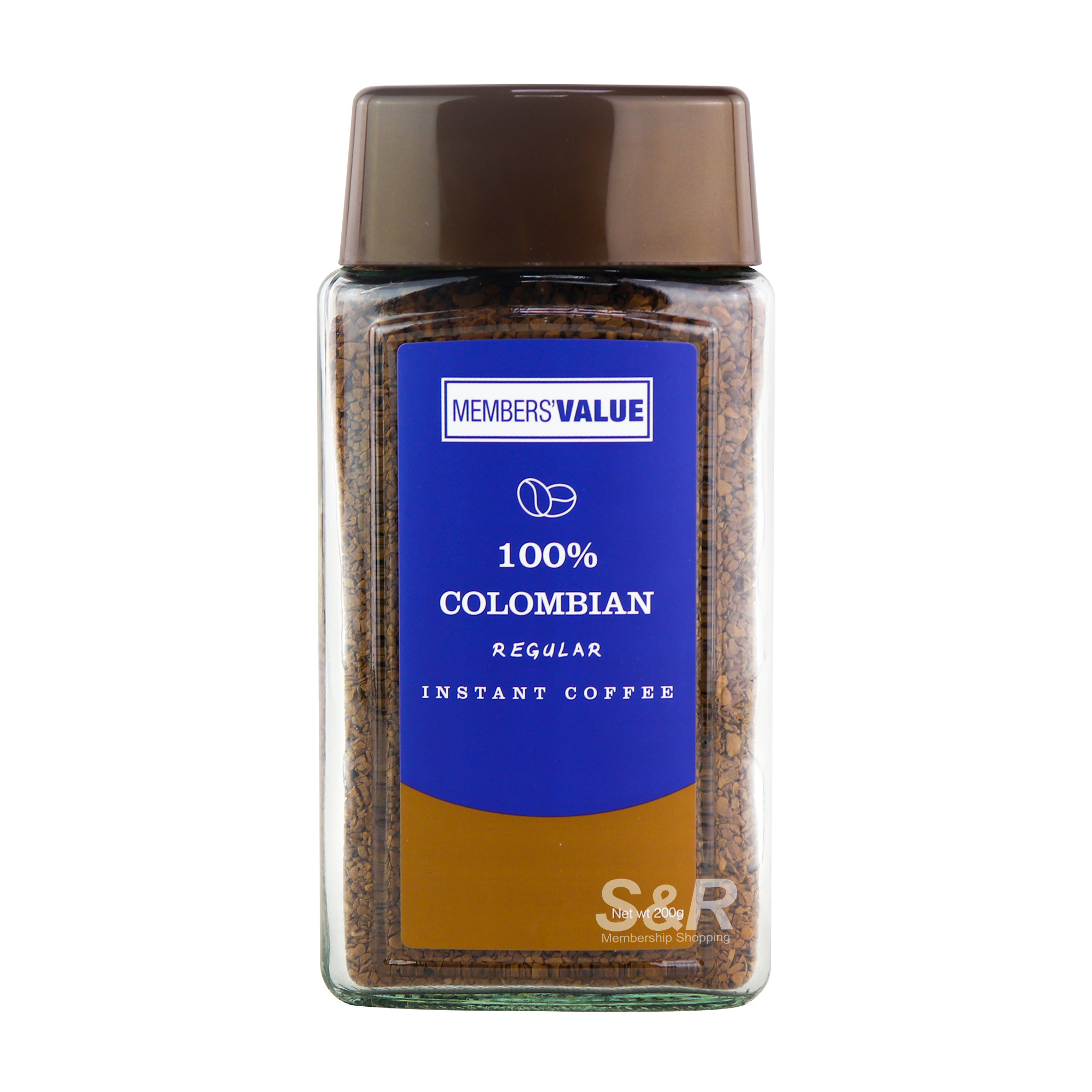 Member's Value 100% Colombian Regular Instant Coffee 200g Member's Value 100% Colombian Regular Instant Coffee 200g